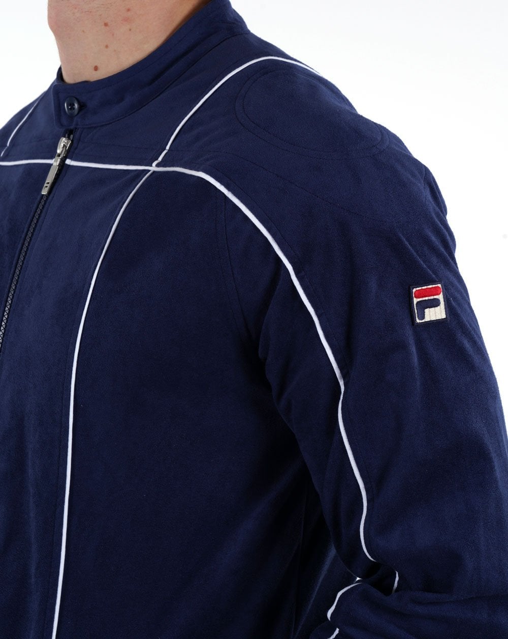 Fila Vintage Terrinda Mk3 Trainingsjacke Marineblau/Weiß