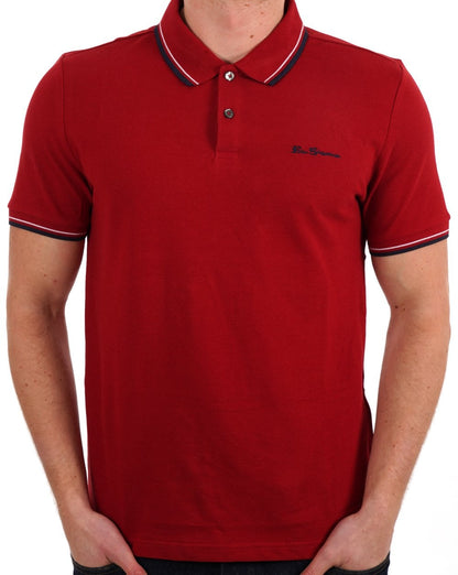 Ben Sherman Poloshirt Rot