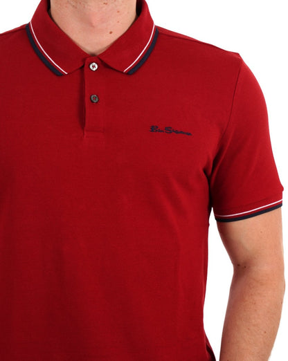 Ben Sherman Poloshirt Rot