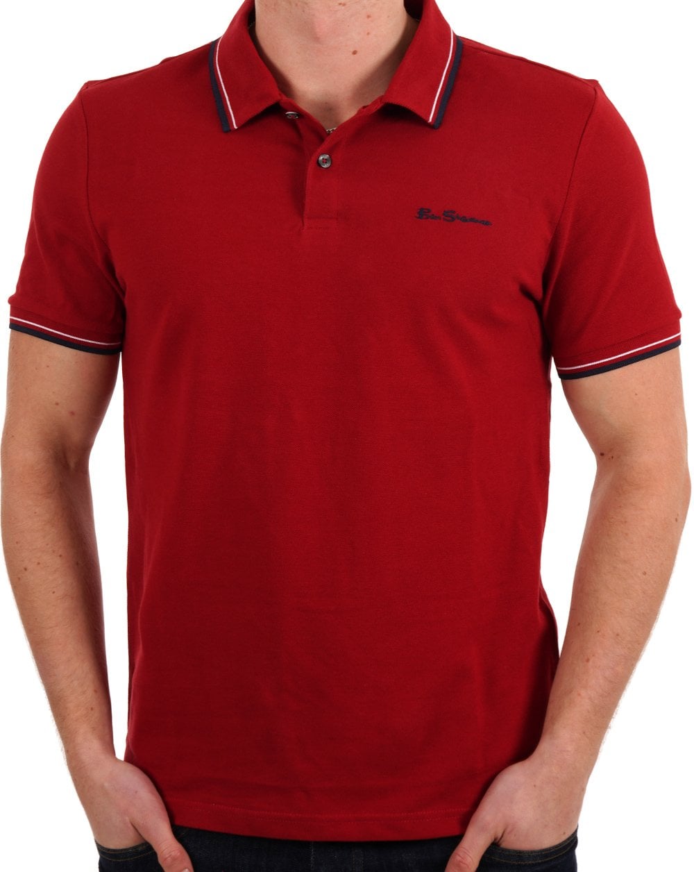 Ben Sherman Poloshirt Rot