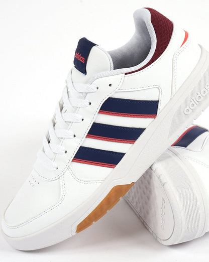 Adidas Courtbeat Sneakers Weiß/Dunkelblau/Rot