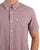 Ben Sherman Gingham Short Sleeve Shirt Scarlet