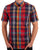 Ben Sherman Large Madras Check SS Shirt Scarlet
