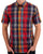 Ben Sherman Large Madras Check SS Shirt Scarlet
