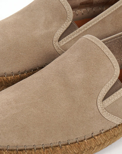 80er Casual Classics Ibiza Wildleder Espadrilles Stein