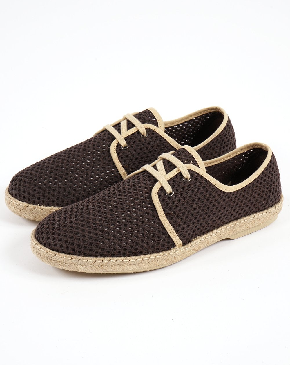 80er Casual Classics Paulo Mesh Schnürschuh Braun