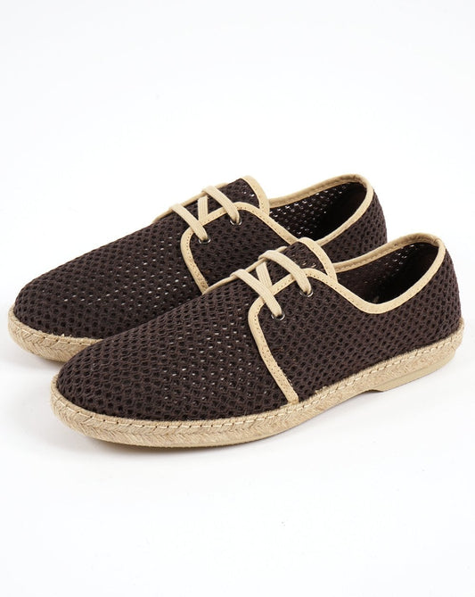 80er Casual Classics Paulo Mesh Schnürschuh Braun