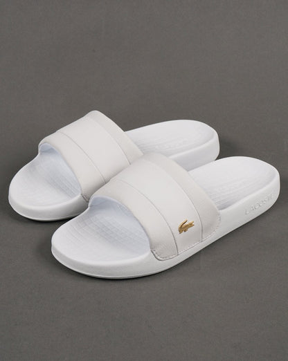 Lacoste Serve Hybrid Slide Weiß
