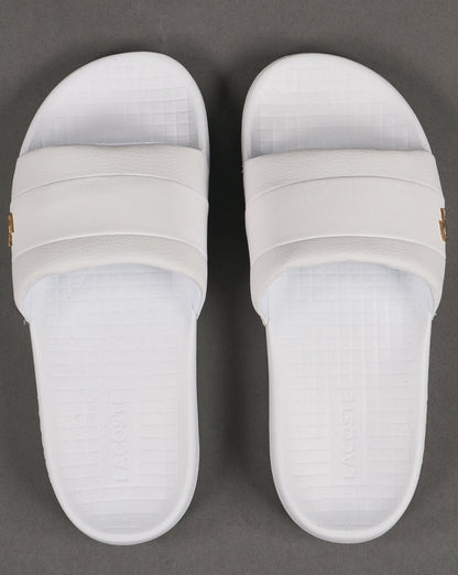 Lacoste Serve Hybrid Slide Weiß