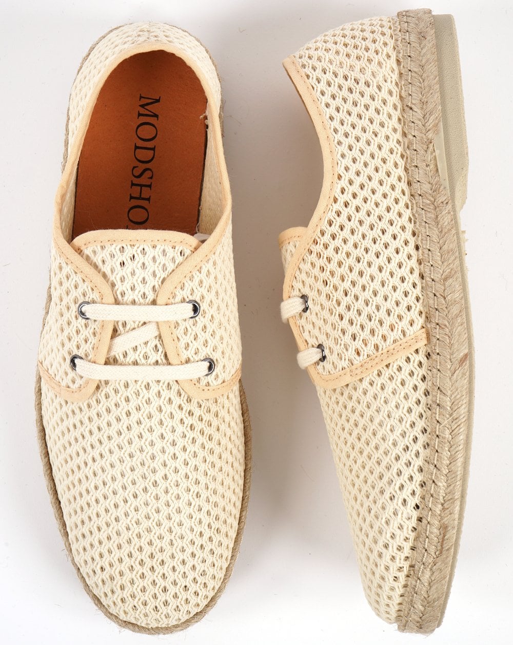 80s Casual Classics Paulo Mesh Schnürschuh Creme