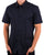 Ben Sherman Stipple Geo Print SS Shirt Dark Navy