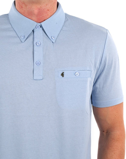 Gabicci Vintage Ladro Poloshirt Himmelblau