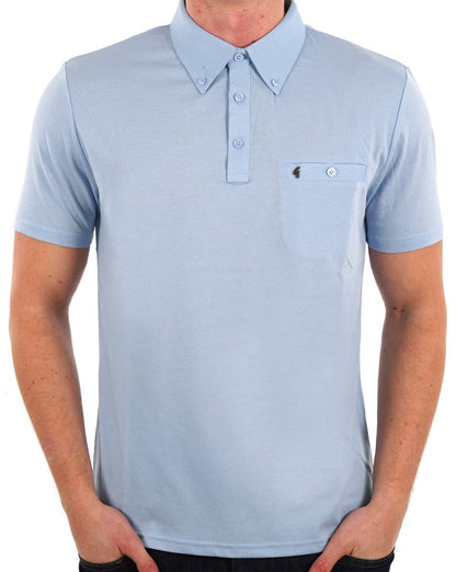 Gabicci Vintage Ladro Poloshirt Himmelblau