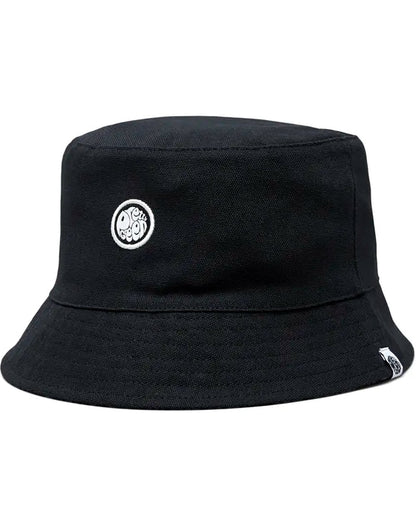 Pretty Green Tonal Paisley Wendbarer Fischerhut Schwarz