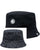 Pretty Green Tonal Paisley Reversible Bucket Hat Black