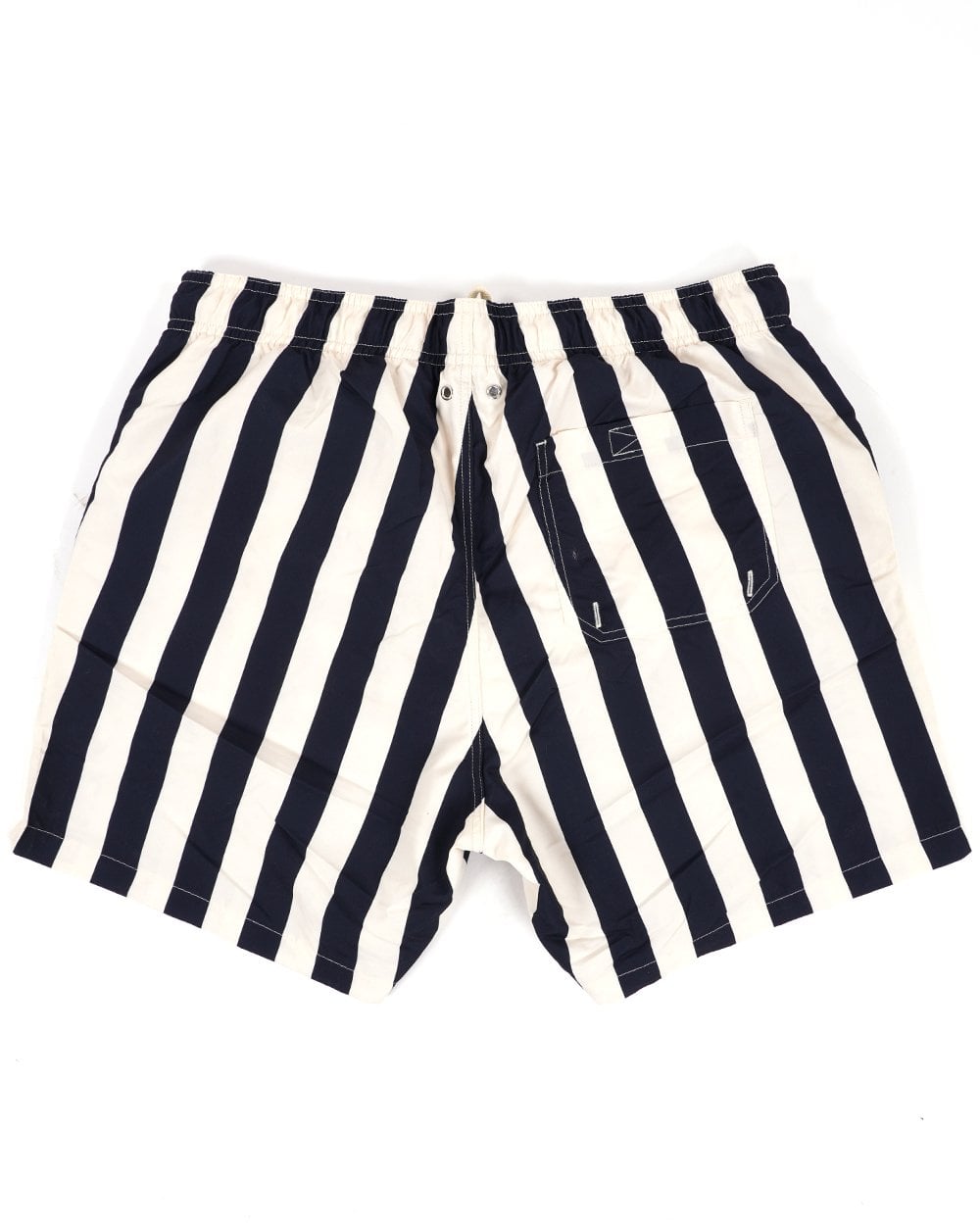 Gant Block Gestreifte Badeshorts Marineblau
