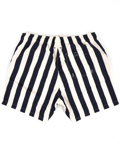 Gant Block Gestreifte Badeshorts Marineblau