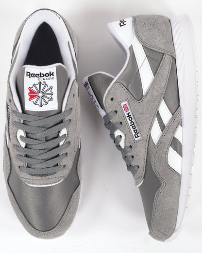 Reebok Classic Nylon Sneakers Reines Grau/Weiß