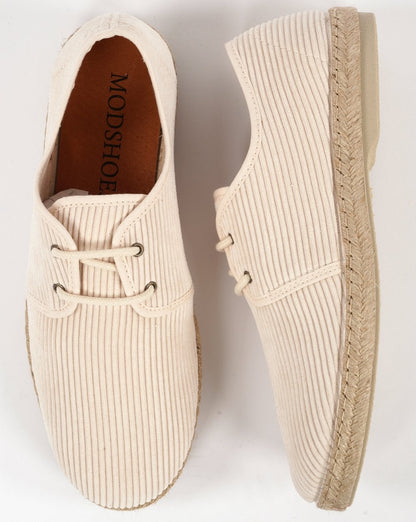 80er Casual Classics Cortez Cord Schuhe Creme