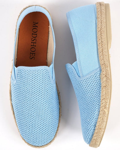 80er Casual Classics Paulo Espadrilles Himmelblau