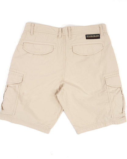 Napapijri Noto 2.0 Bermudashorts Beige Silber