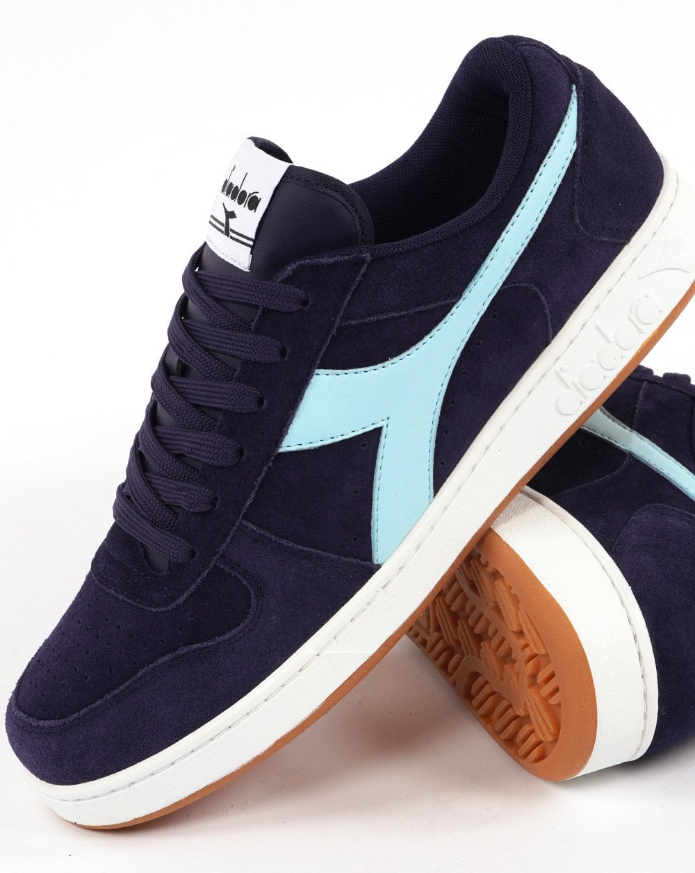 Diadora MB Elite Trainer Navy – Exklusives Sky-Wildleder
