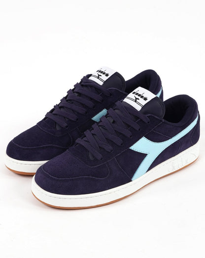 Diadora MB Elite Trainer Navy – Exklusives Sky-Wildleder
