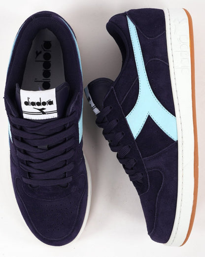 Diadora MB Elite Trainer Navy – Exklusives Sky-Wildleder