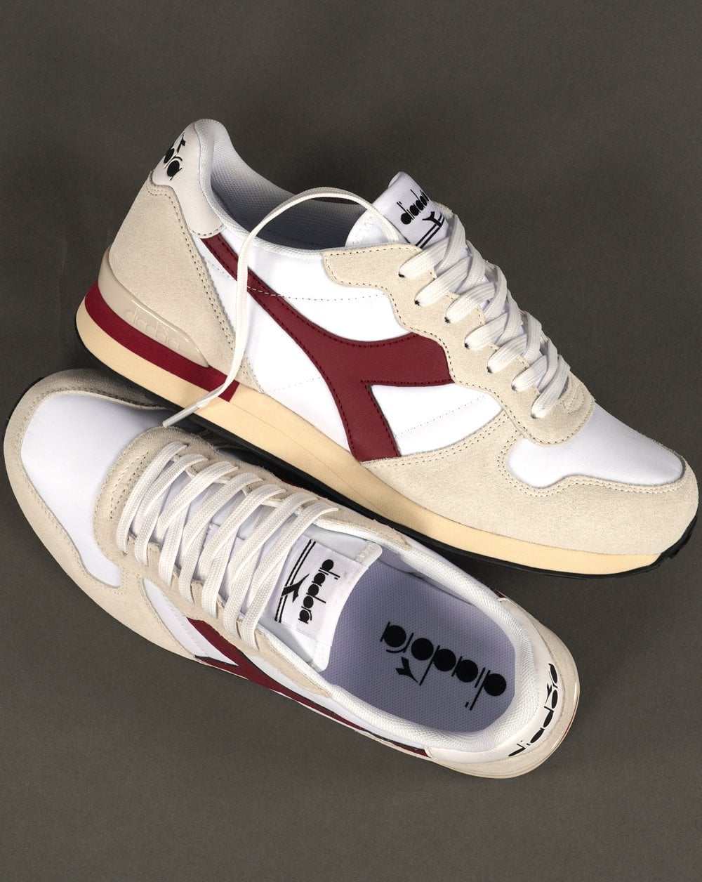 Diadora ED Moses Camaro Trainer Weiß Burgund