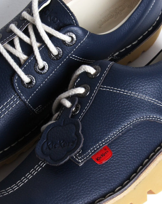 Kickers Kickers Kick Lo Lederschuhe, Marineblau