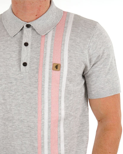 Gabicci Vintage Soda Strickpolo Grau