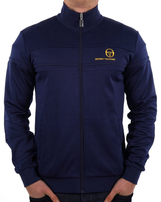 Sergio Tacchini Masters Trainingsjacke Marineblau Gold