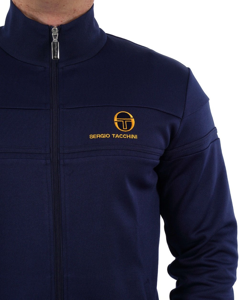 Sergio Tacchini Masters Trainingsjacke Marineblau Gold