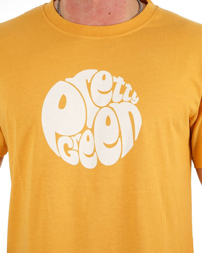 Pretty Green Gillespie T-Shirt Gelb