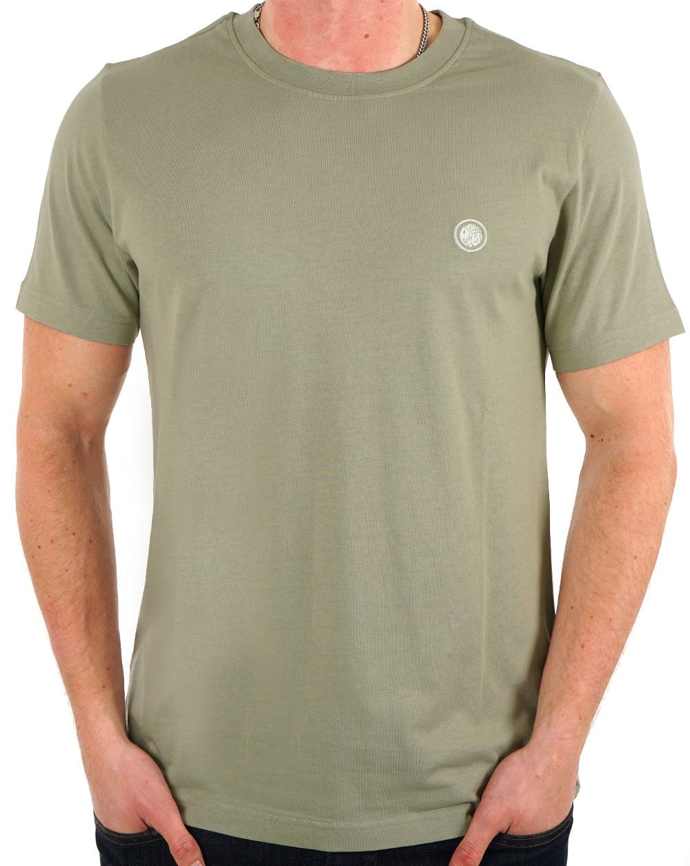 Pretty Green – Mitchell – T-Shirt in Salbeigrün