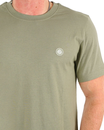 Pretty Green – Mitchell – T-Shirt in Salbeigrün