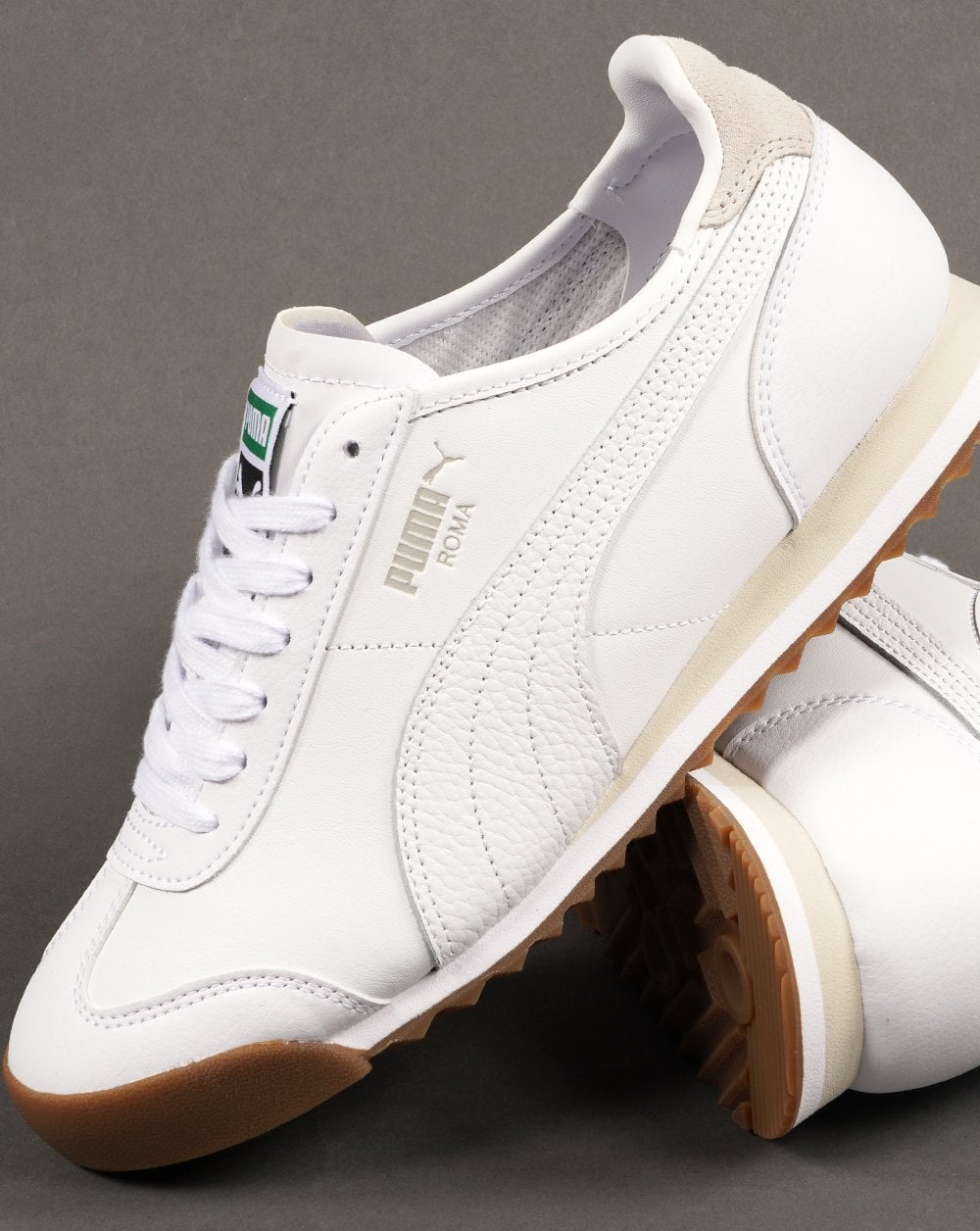 Puma Roma Ledersneaker Weiß