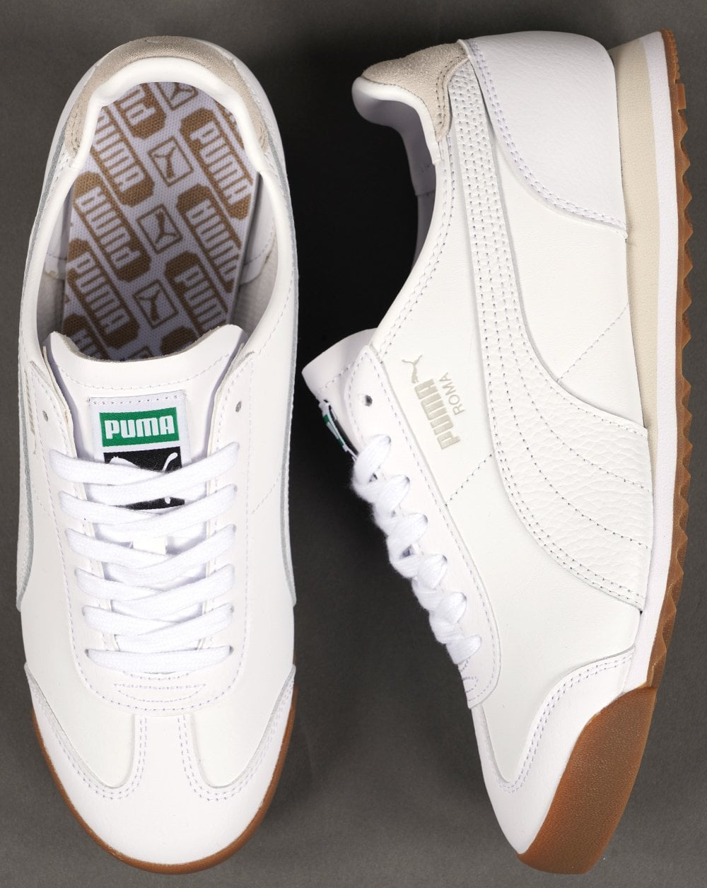 Puma Roma Ledersneaker Weiß