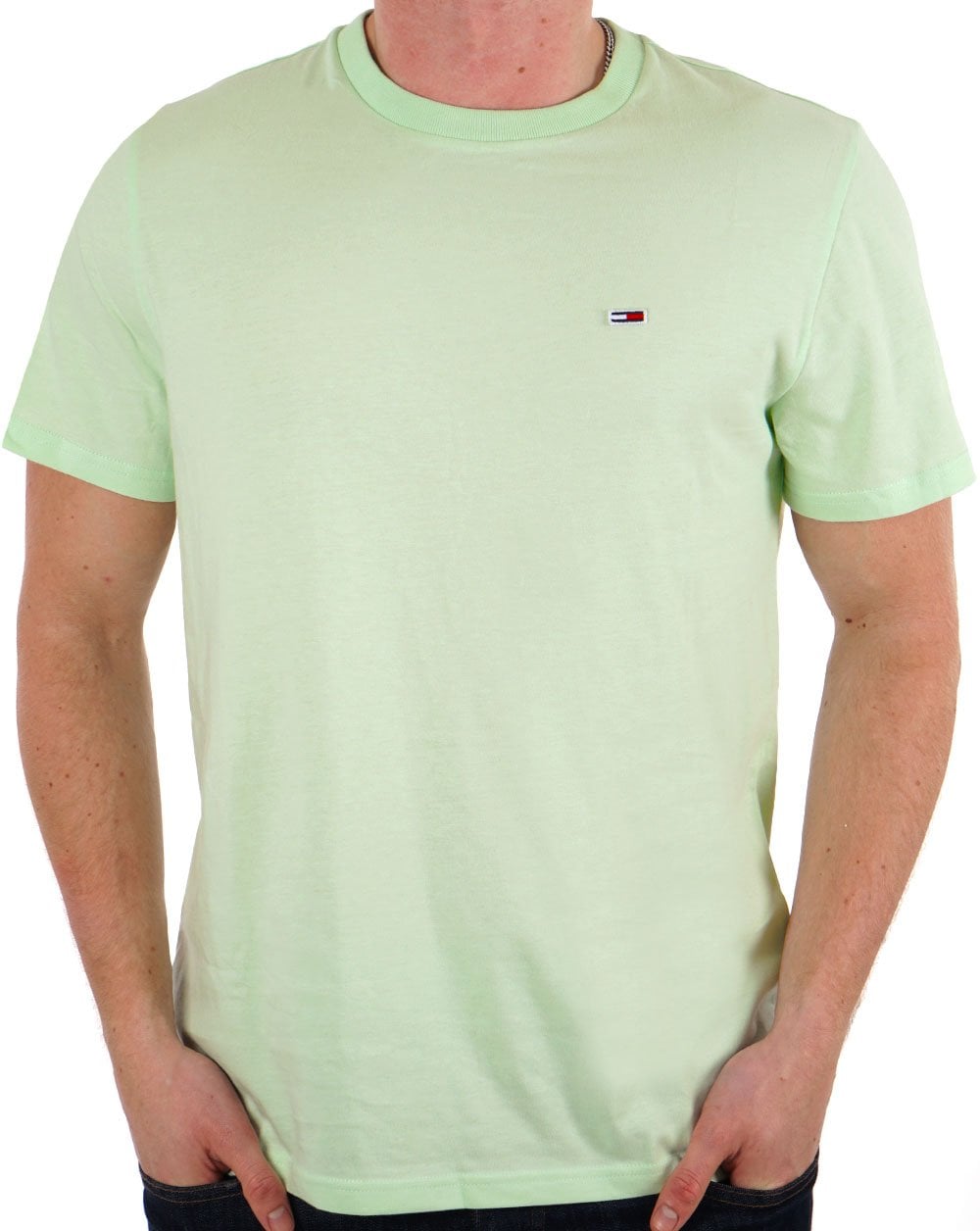 Tommy Jeans T-Shirt Opalgrün