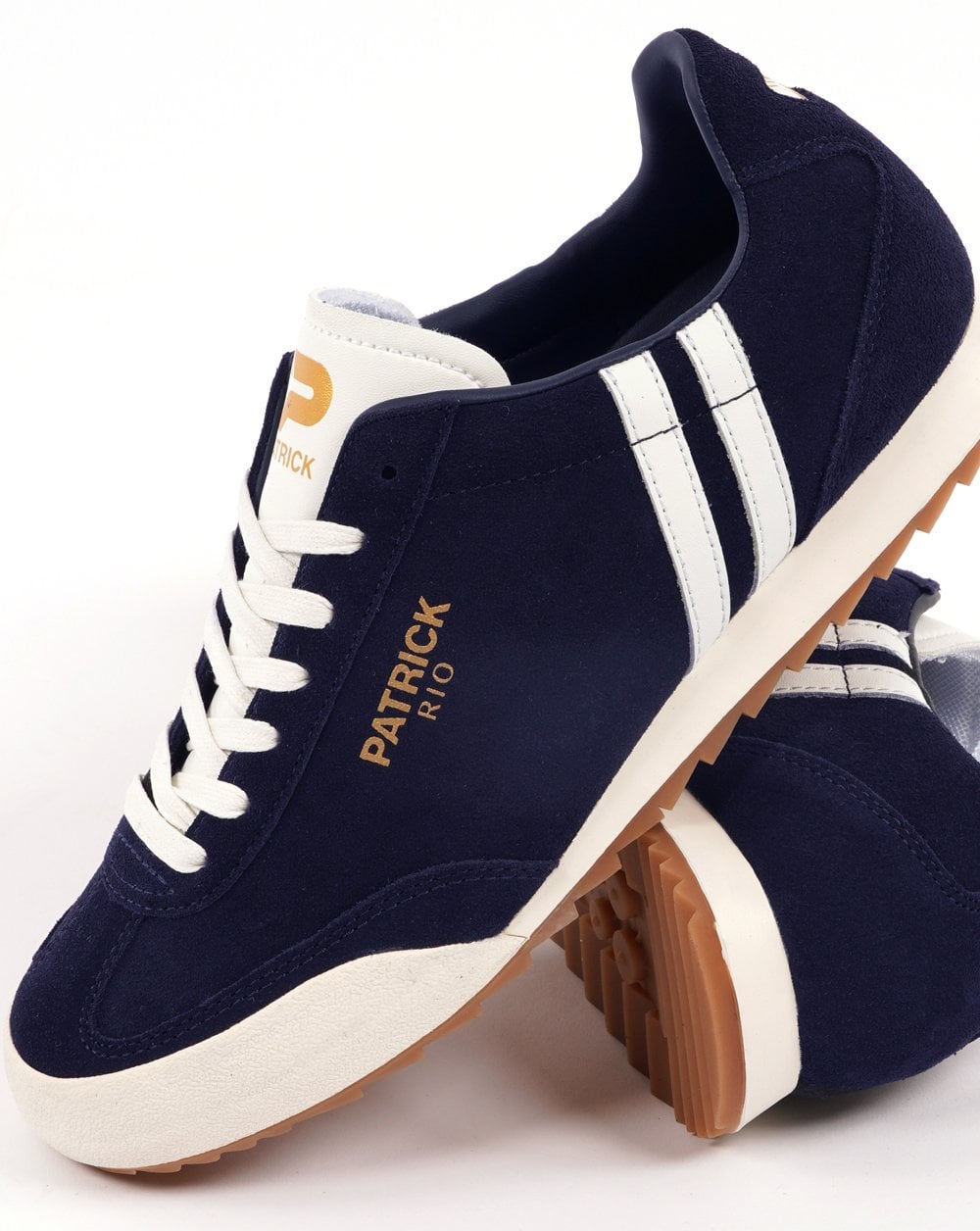 Patrick Rio Sneakers Marineblau Weiß