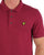 Lyle & Scott Plain Polo Shirt Rich Burgundy