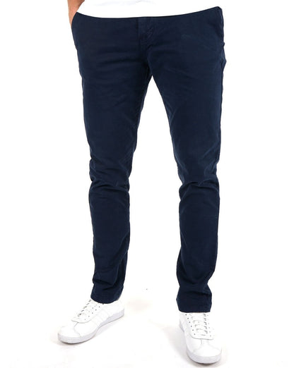 80er Casual Classics Chinohose Marineblau