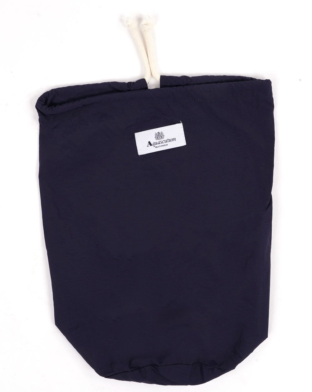 Aquascutum – Karierte Badeshorts mit Taschen in Marineblau