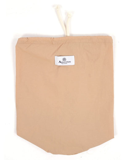 Aquascutum – Karierte Badeshorts mit Taschen in Beige