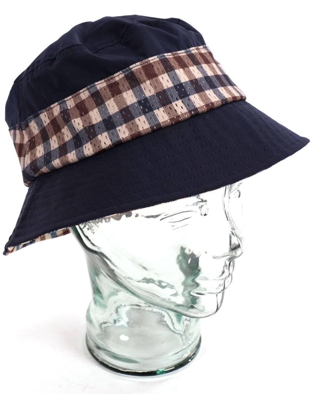 Aquascutum Net Fischerhut Marineblau