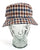 Aquascutum Reversible Bucket Hat Navy/Check