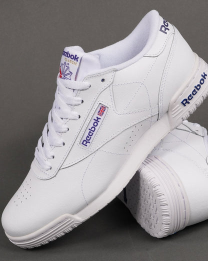 Reebok – Exofit Lo Clean – Weiße Sneaker mit Logo
