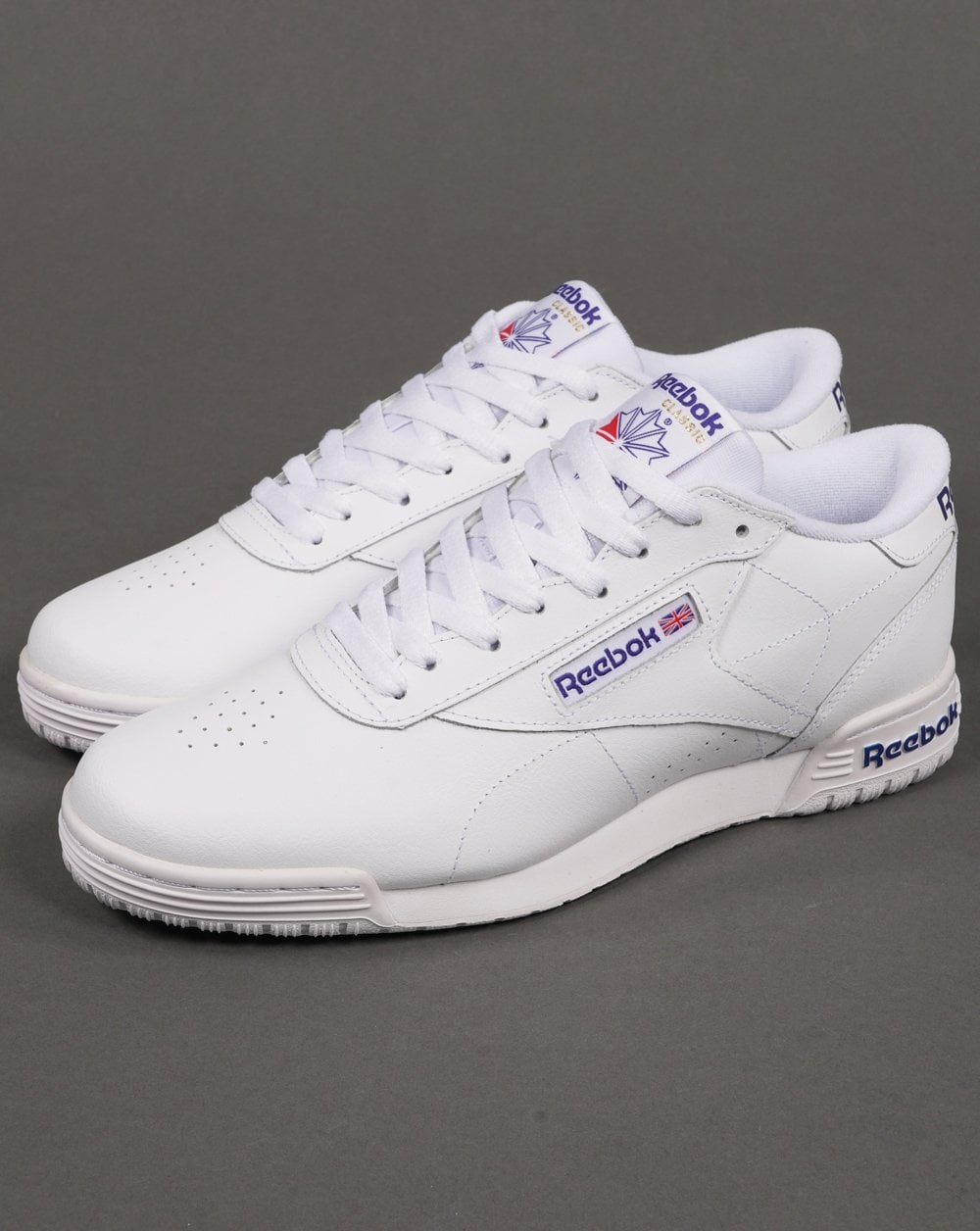 Reebok – Exofit Lo Clean – Weiße Sneaker mit Logo