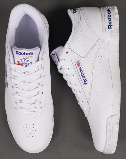 Reebok – Exofit Lo Clean – Weiße Sneaker mit Logo