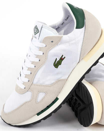 Lacoste Run Trainer Weiß Dunkelgrün